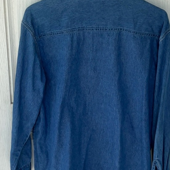 Cabin Creek Women’s Denim L/S Embroidered Shirt Med - Picture 6 of 7